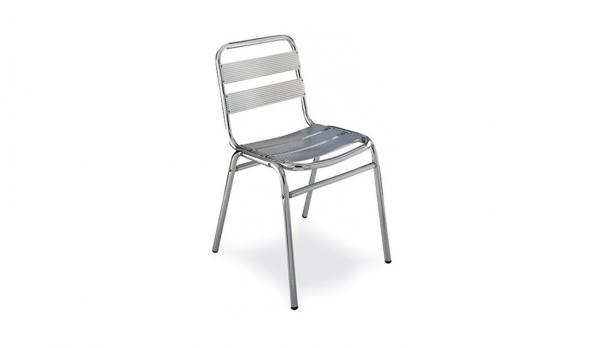 Silla de aluminio para hostelería
