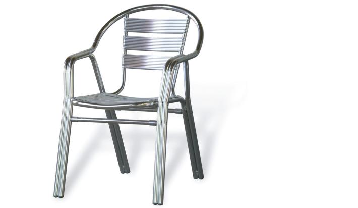 silla aluminio Doble Tubo