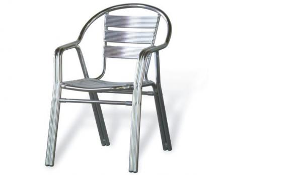 silla aluminio Doble Tubo