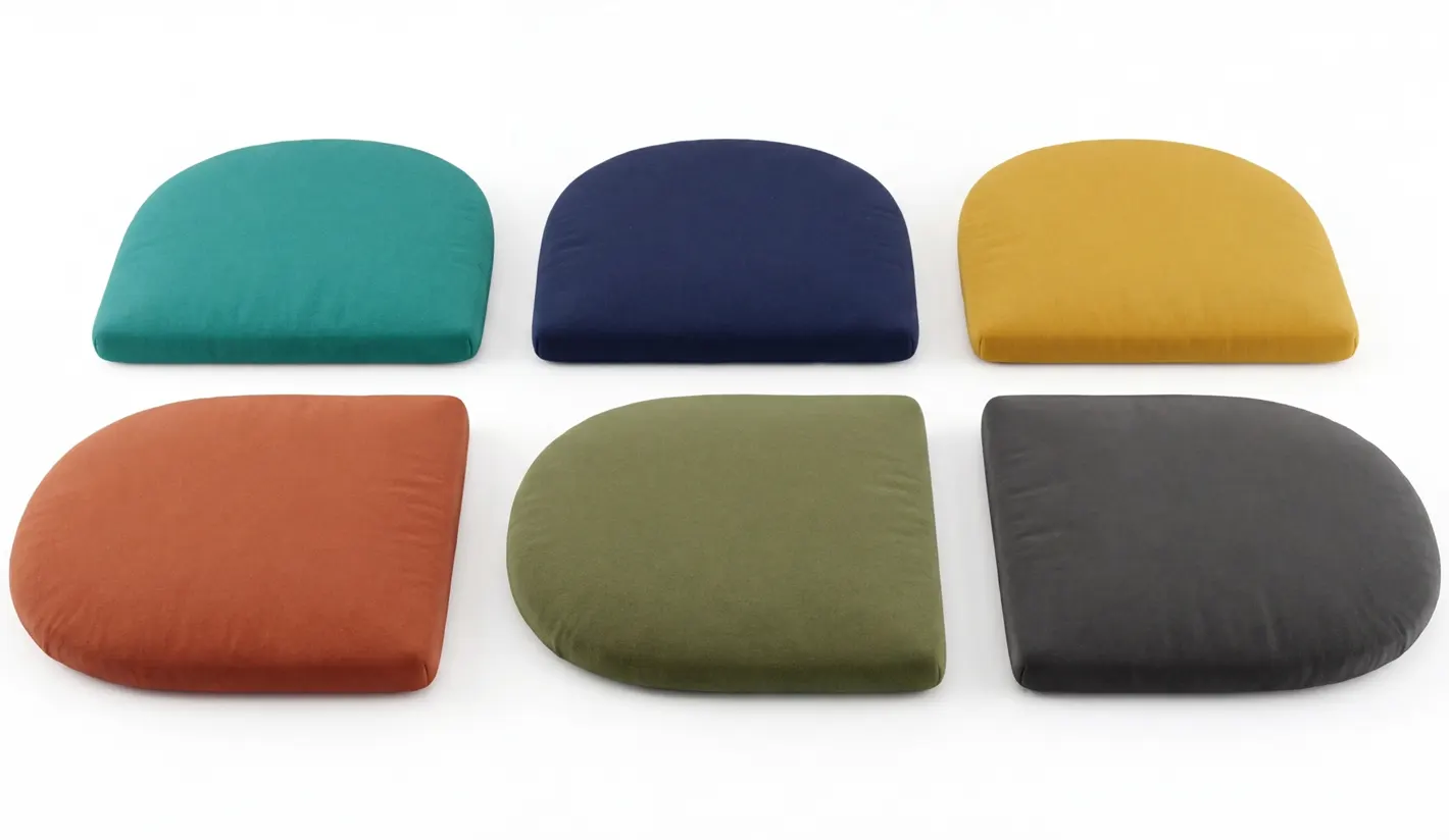 Cojín de asiento ovalado