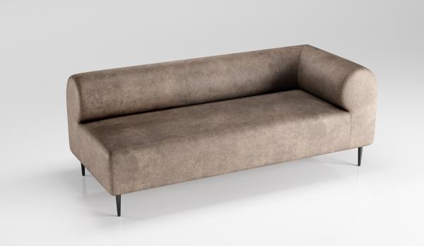 Modular de 3 plazas con brazo izquierdo