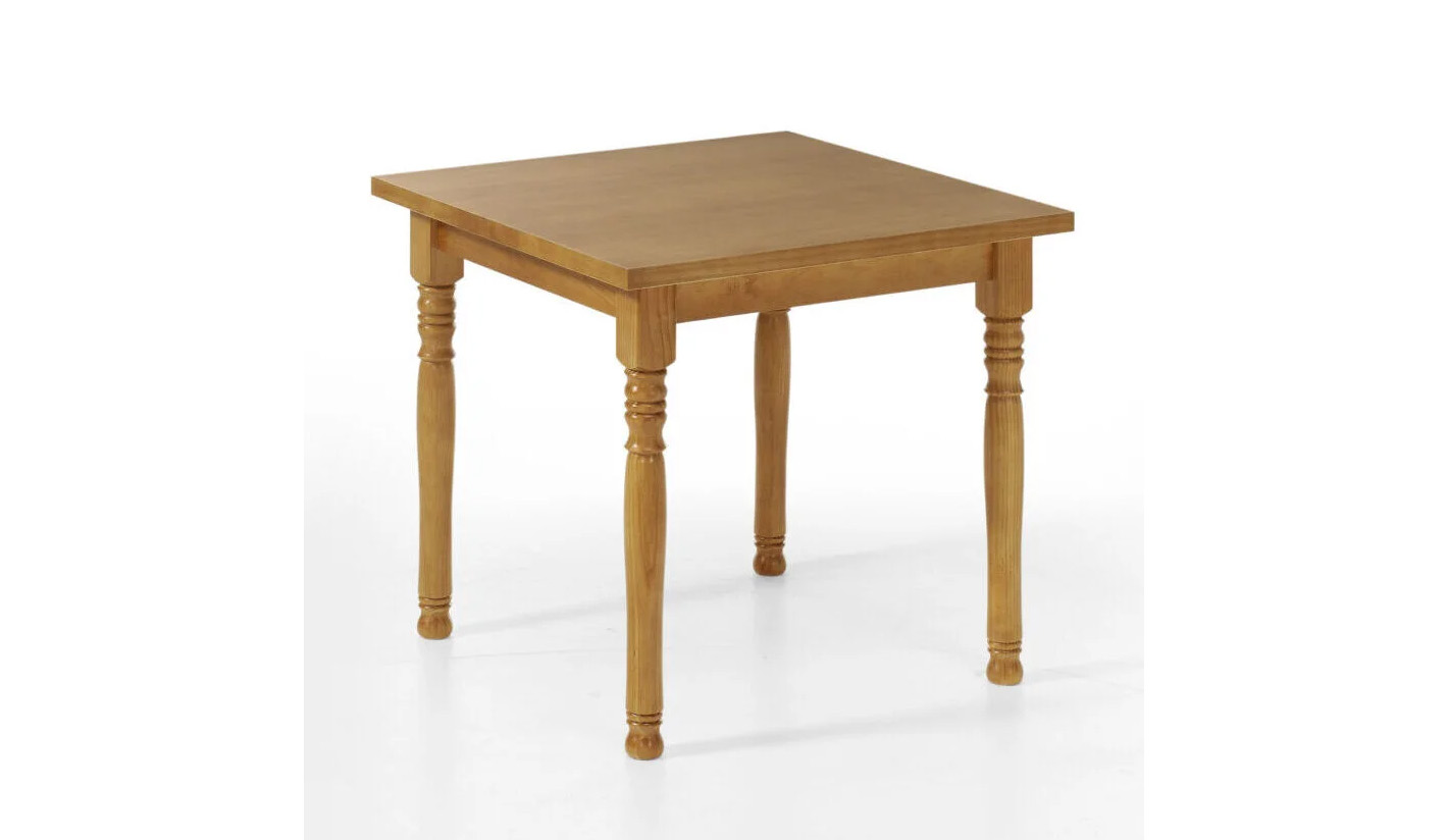 Mesa de madera contract varios tamaños - patas torneadas