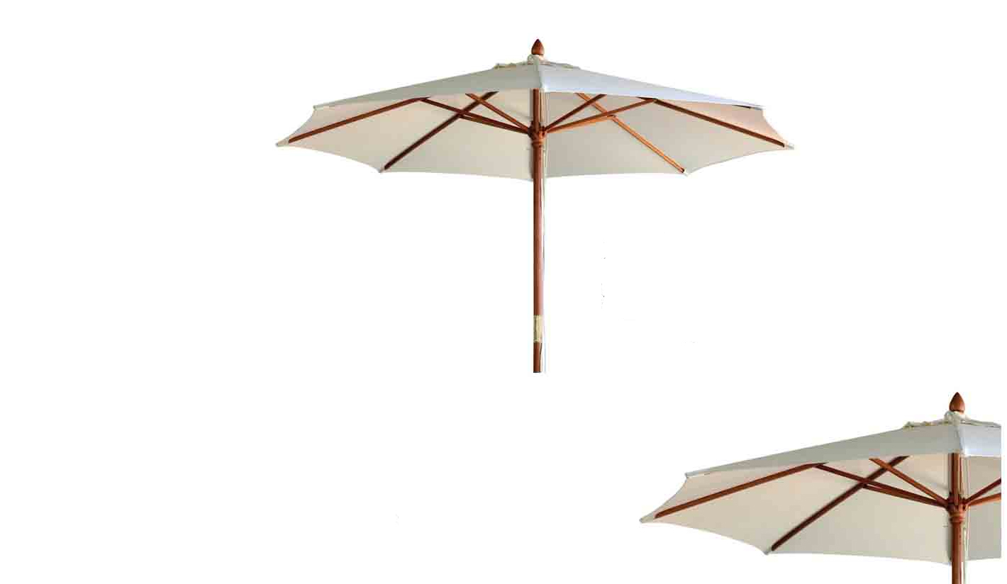 Parasol de madera 2,5m