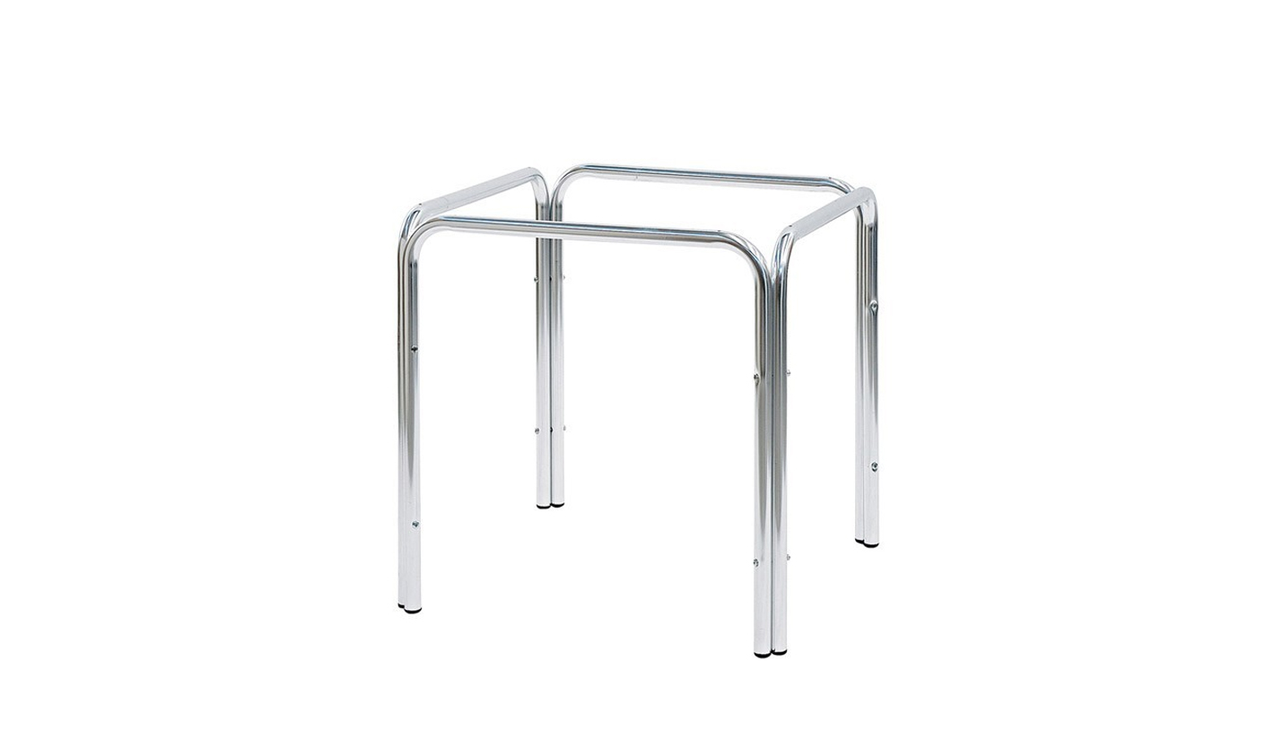 Pie aluminio mesa 80x80