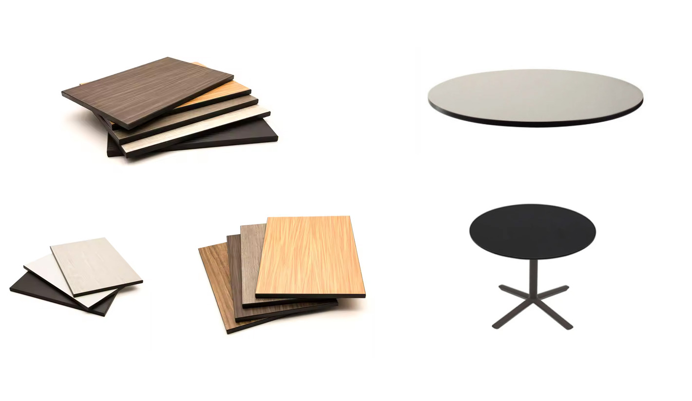 tablero REDONDO Compacto 60cm