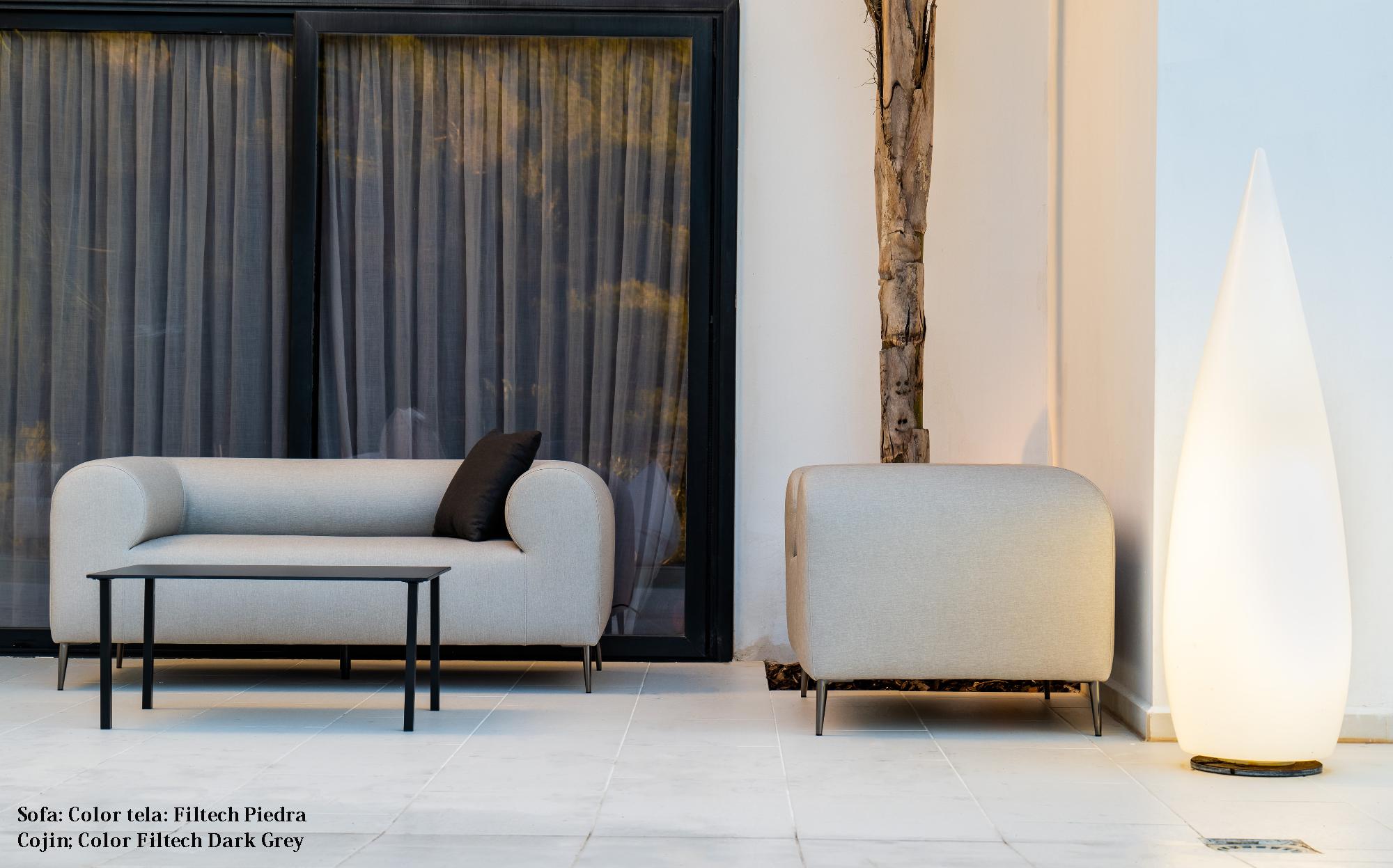 Conjunto tipo chester para exterior