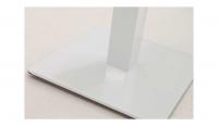 Pie de mesa cuadrado aluminio pintado
