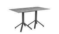 Base central plegable DOBLE aluminio "Nome"