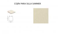 Silla de acero de gran calidad para exterior