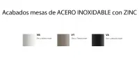 Pie de mesa cuadrado con bordes redondeados de HIERRO
