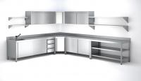 Armario de acero inox con puertas correderas