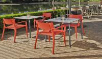 Mesa de compacto fenólico completa de 70 x 70
