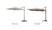 Parasol excéntrico 3x3m.